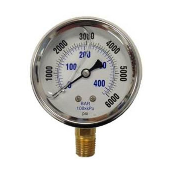 6000 PSI Gauge