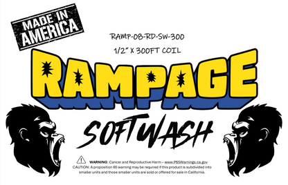 Rampage 1/2" Red 300ft Softwash Hose