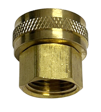3/4 FGH Swivel x 1/2 FPT Pump Inlet Brass Fitting