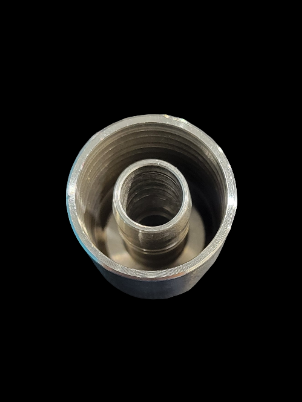 1/2" NPT x 5/8" Softwash Hose Crimp Solid Stainless Steel