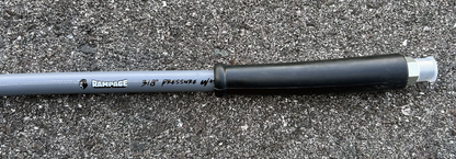 RAMP106-50: RAMPAGE 50' Smooth Gray 3/8" Single Wire 4300 PSI High Pressure Hose