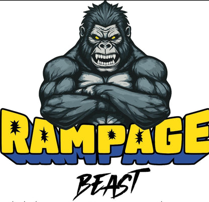 RAMP206-50: RAMPAGE BEAST 50' Smooth Gray 3/8" Double Wire 7300 PSI High Pressure Hose