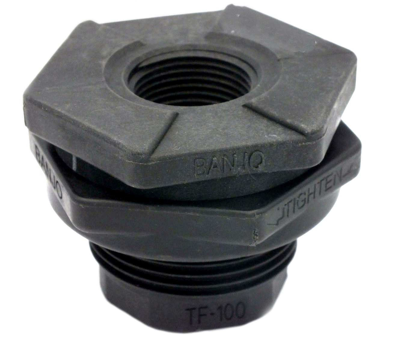 1.25" Banjo Poly Bulkhead Fitting