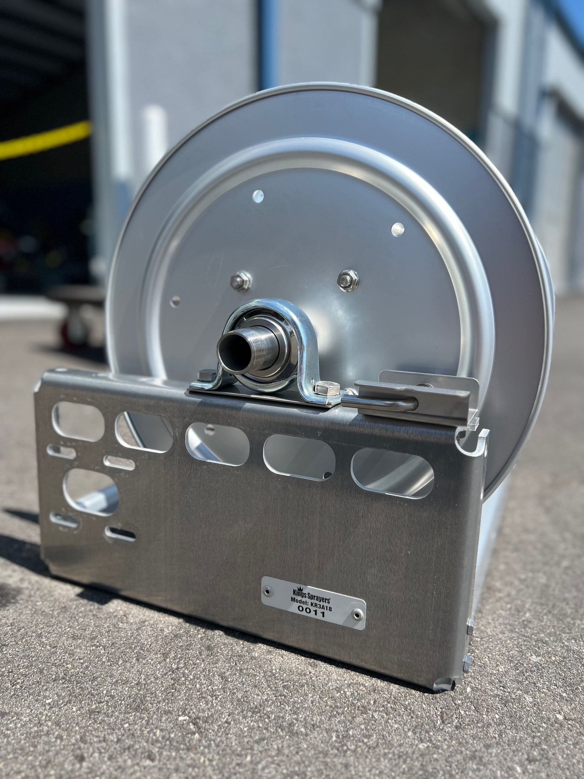 Kings 18" Manual Reel with 1" Stainless Steel Manifold