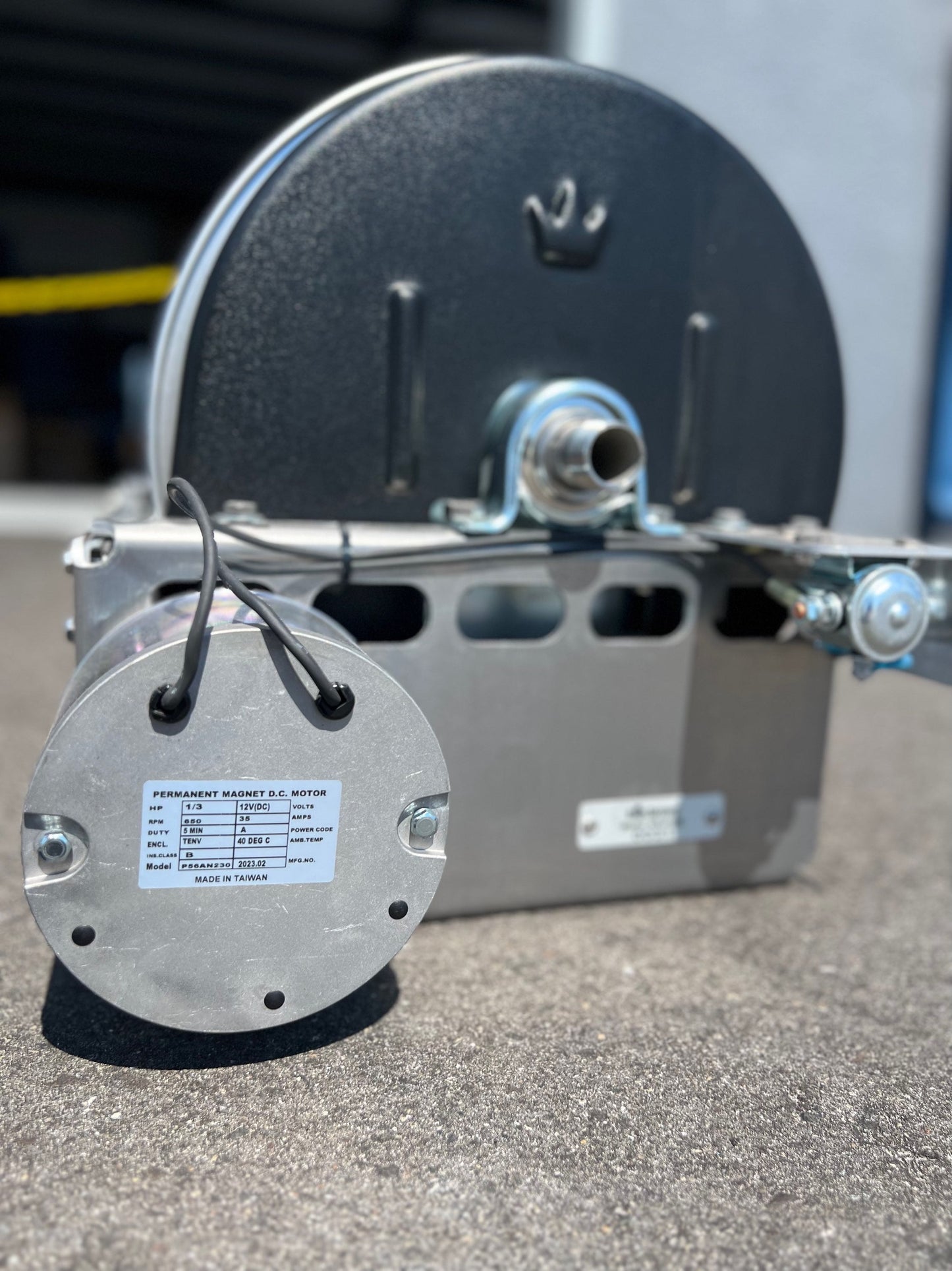 Kings 18" Electric Reel with 1" Stainless Steel Manifold