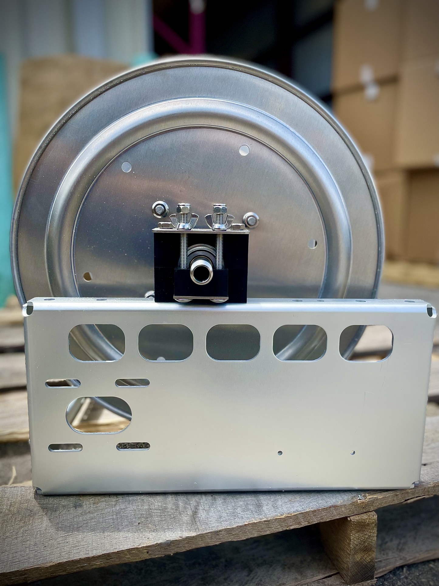 Kings Hose Reel 18in Aluminum Manual Hose Reel