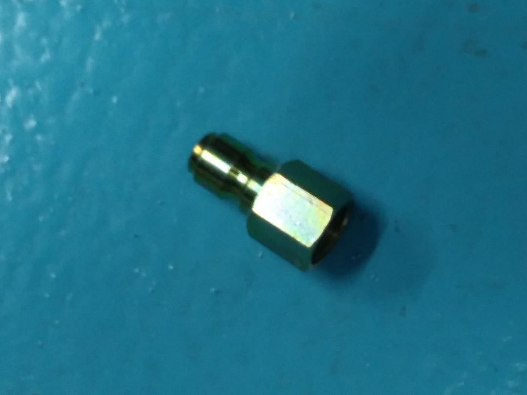 3/8 FPT Plug Quick Connect Steel Plated #3878