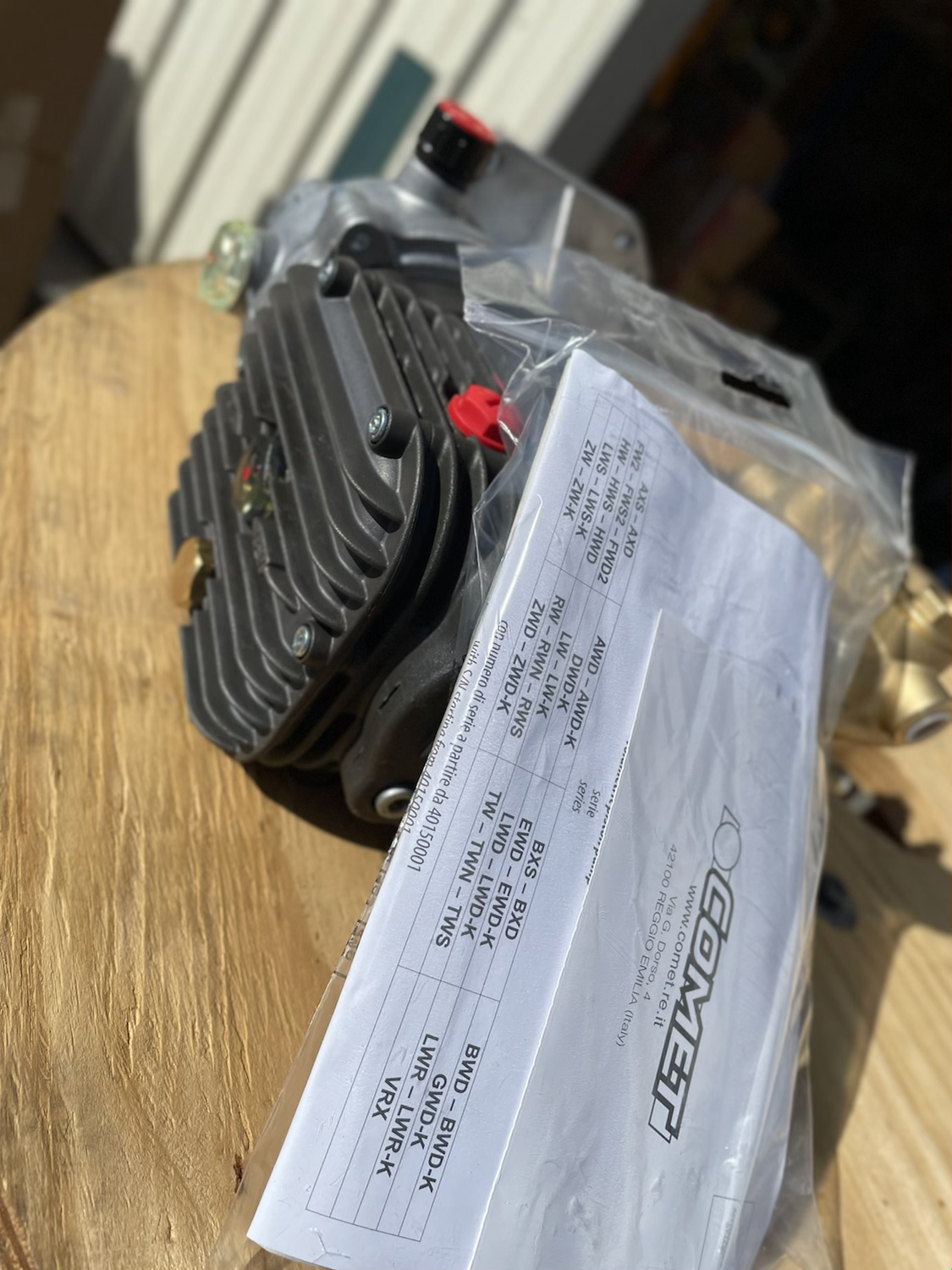 10GPM Comet Pump Gear Box Assembly