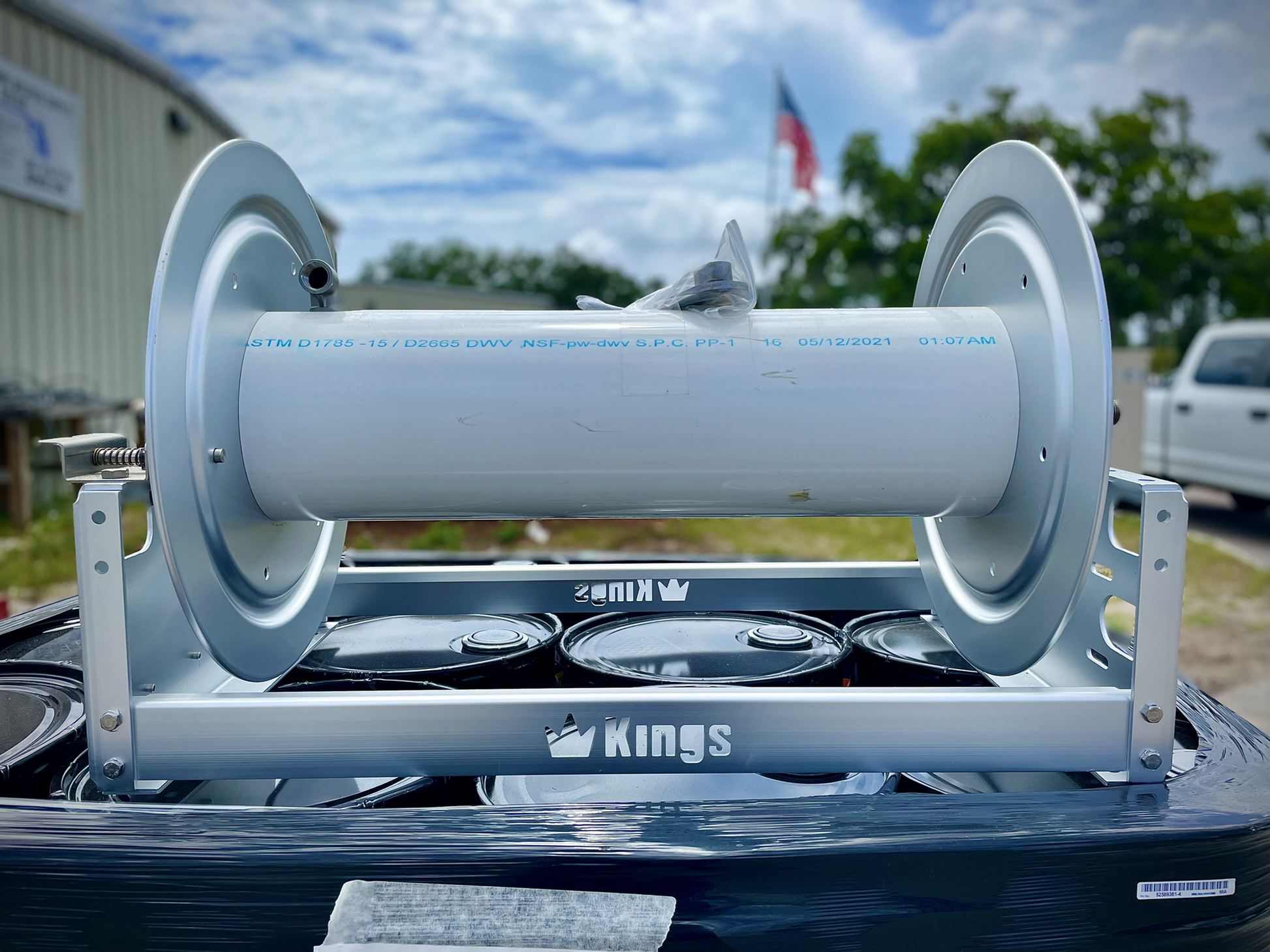 Kings Electric Hose Reel 12in Aluminum