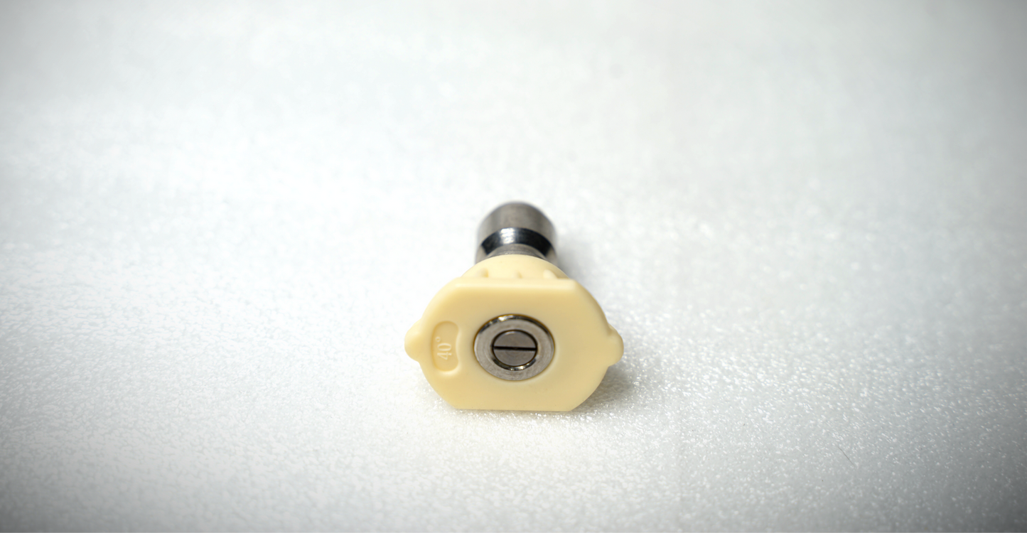 White Nozzle 40 Degree Tip