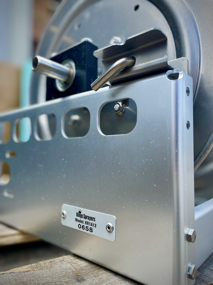 Kings Hose Reel 12in Aluminum Manual Hose Reel