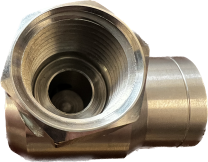 Mosmatic 1/2" 90 FPT x FPT Stainless Steel Swivel