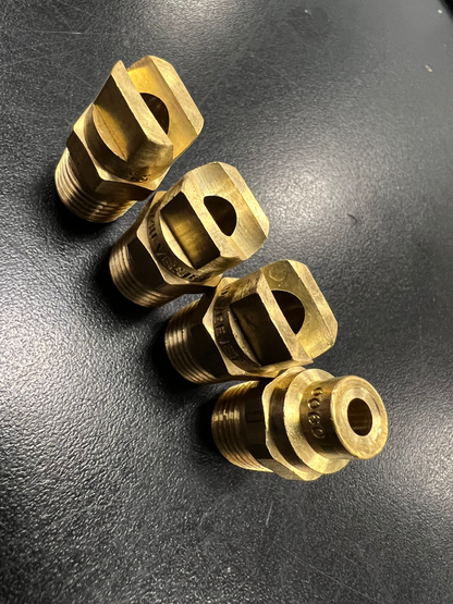 1/4 Meg Brass Softwash / Downstream Tips *19