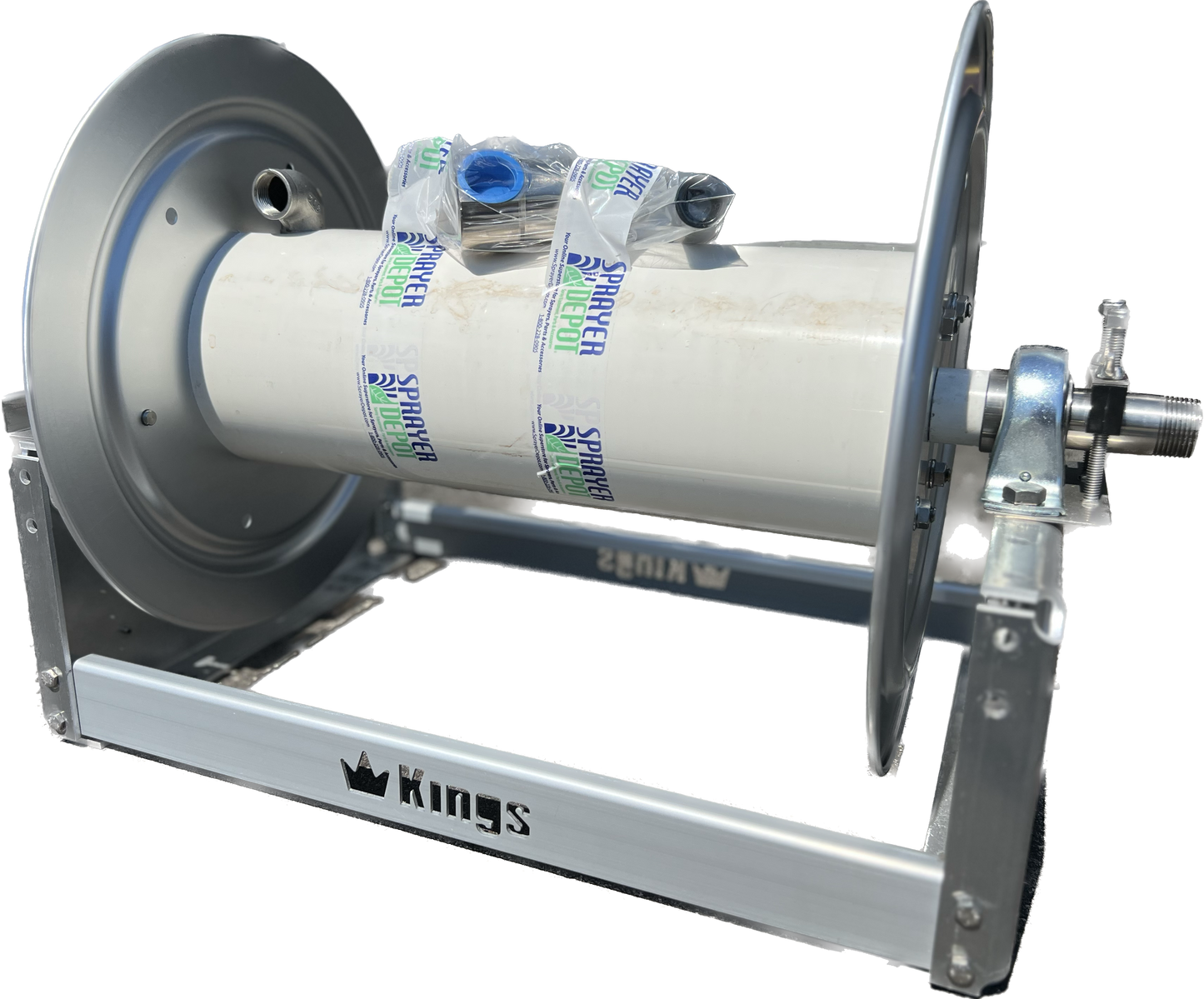 Kings 18" Manual Reel with 1" Stainless Steel Manifold