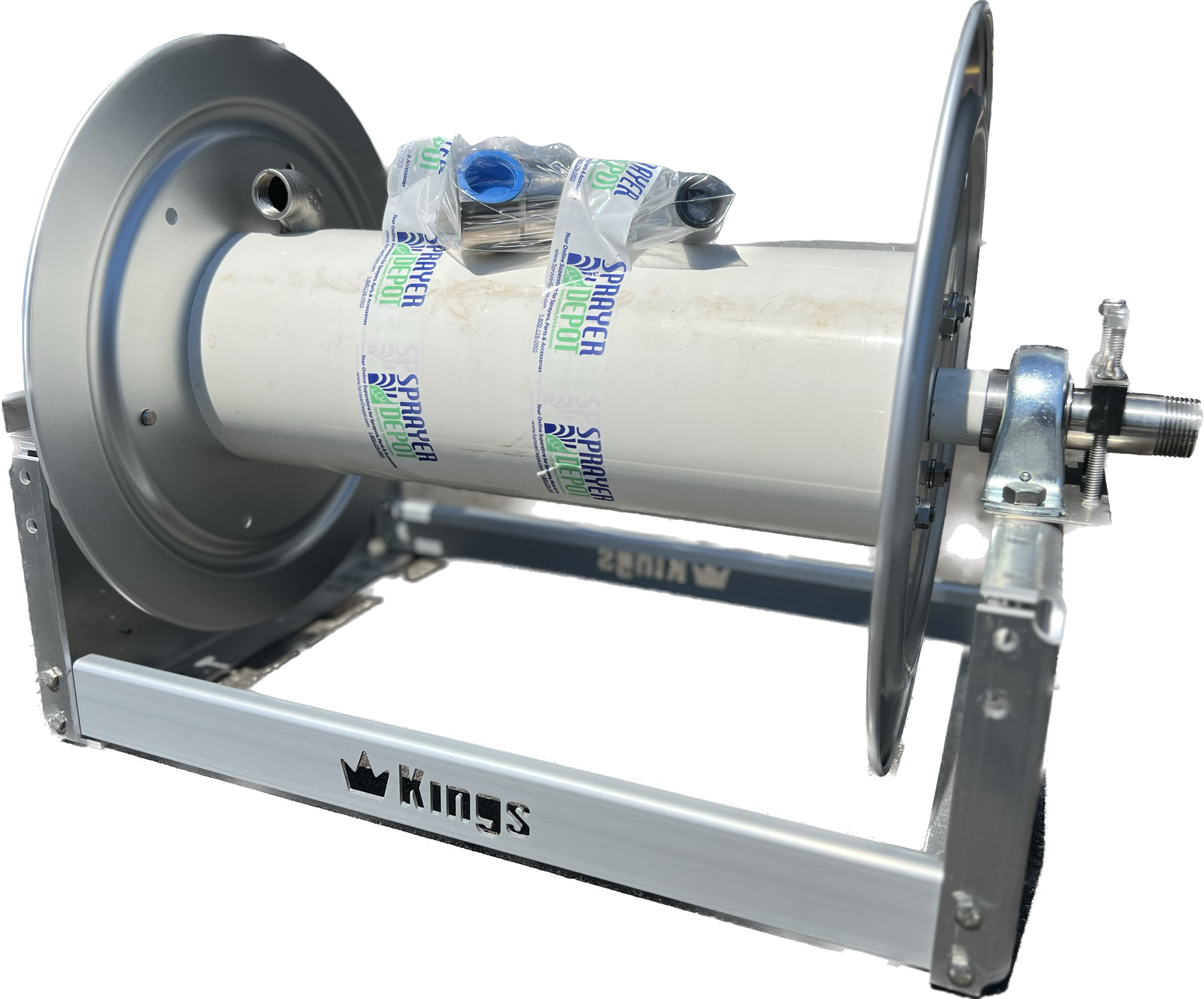 Kings 18" Manual Reel with 1" Stainless Steel Manifold