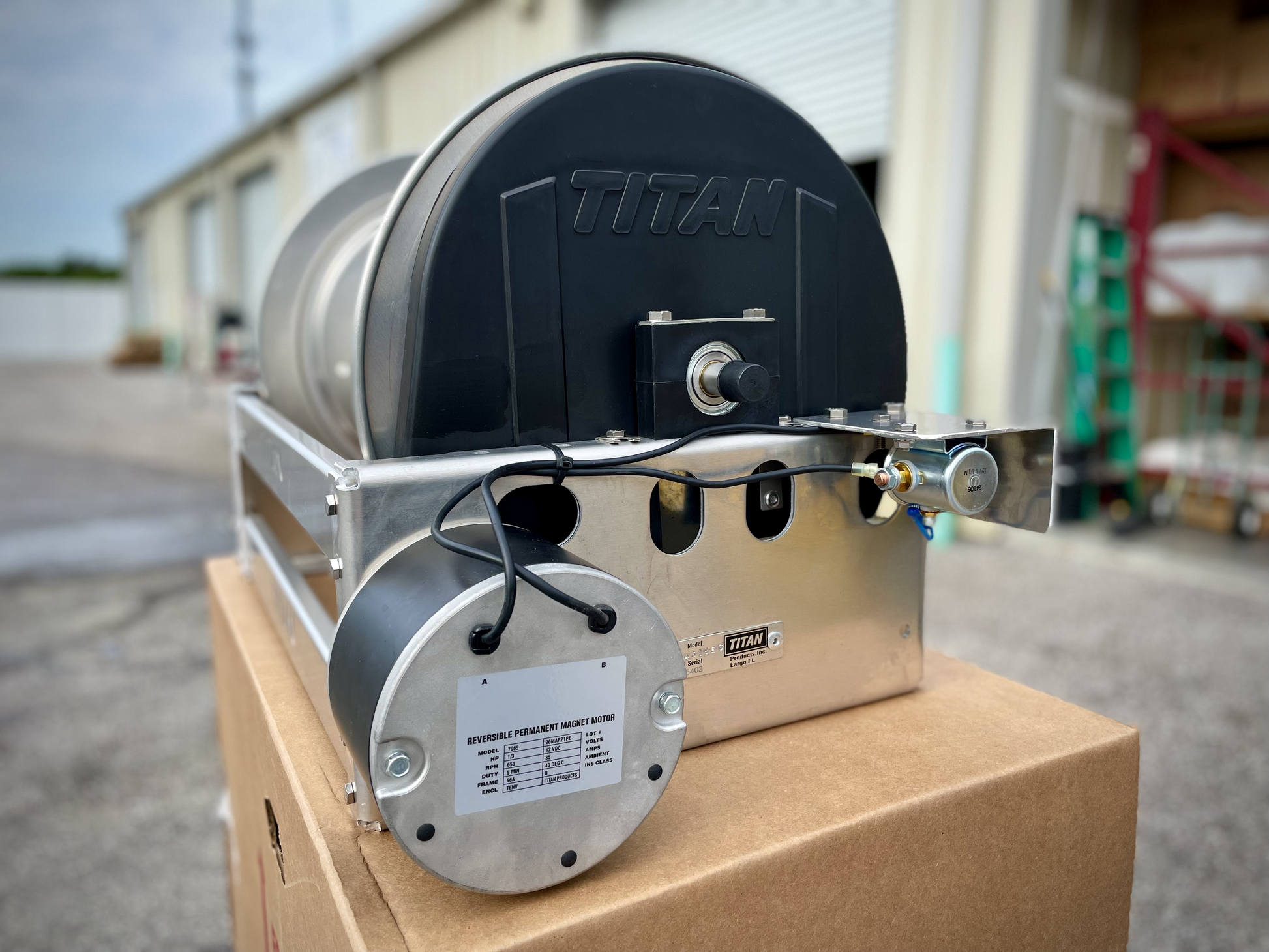 Titan 4318ES 18" Electric Hose Reel