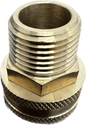 3/4" FGH x 1/2" MPT Garden Hose Inlet Fitting - Short *1 6429