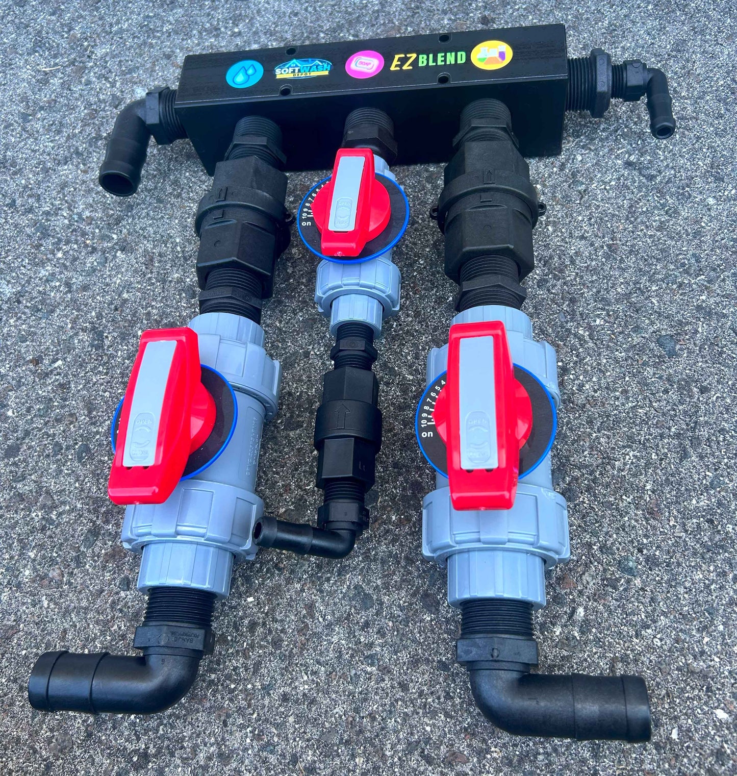 Manatee Mixing System w/ EZ BLEND Block Mount - 1" 3-Way