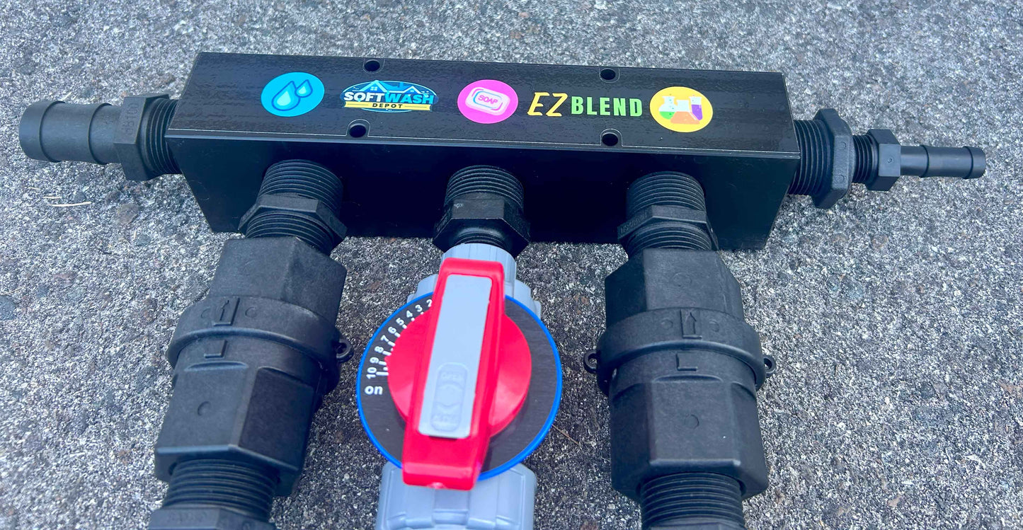 Manatee Mixing System w/ EZ BLEND Block Mount - 1" 3-Way