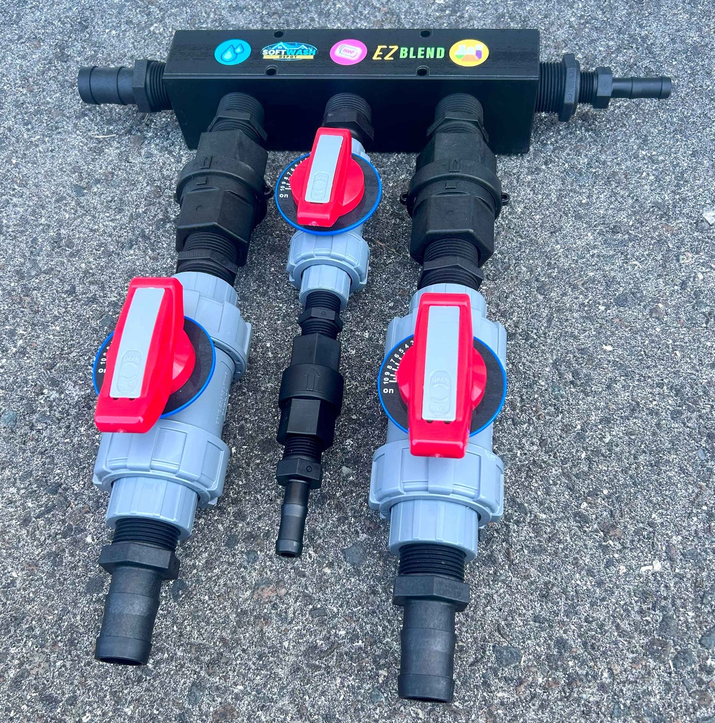 Manatee Mixing System w/ EZ BLEND Block Mount - 1" 3-Way