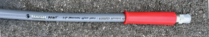 RAMP208-100: RAMPAGE BEAST 100' Smooth Gray 1/2" Double Wire 6200 PSI High Pressure Hose