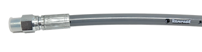 RAMPAGE Smooth Gray 3/8" Single Wire 4300 PSI Whip hoses