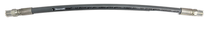 RAMPAGE BEAST Smooth Gray 1/2" Double Wire 6200 PSI Whip hoses