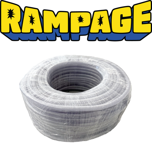 Clear Poly Braided Hose - Full Rolls