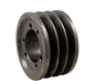 3/3V280JA 2.8" OD 3 Groove Sheave