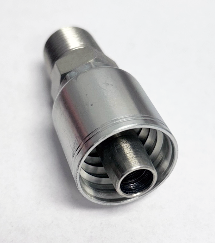 1/2" Hose x 1/2" M Pipe Solid Crimp