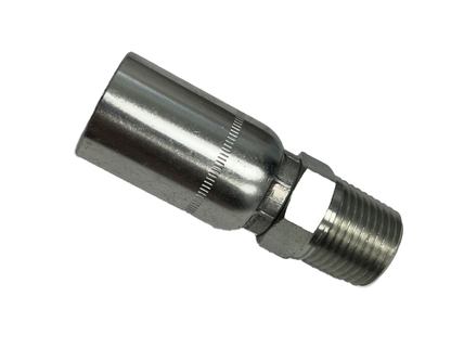 1/2" Hose x  1/2" MP NPTF Rigid Crimp