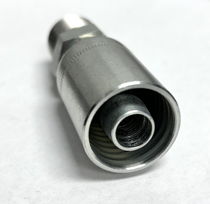 1/2" Hose x  1/2" MP NPTF Rigid Crimp